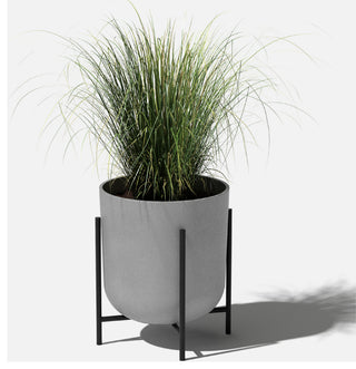 Veradek Mason Series Raised Kona 15" Planter With Stand Grey