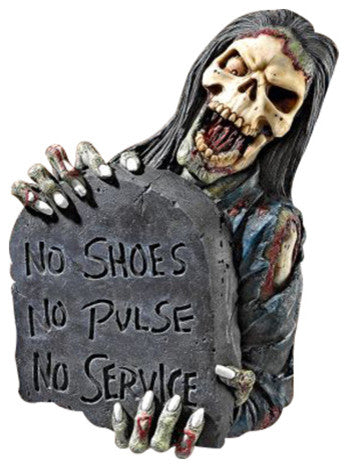 No Shoes No Pulse No Service Sign