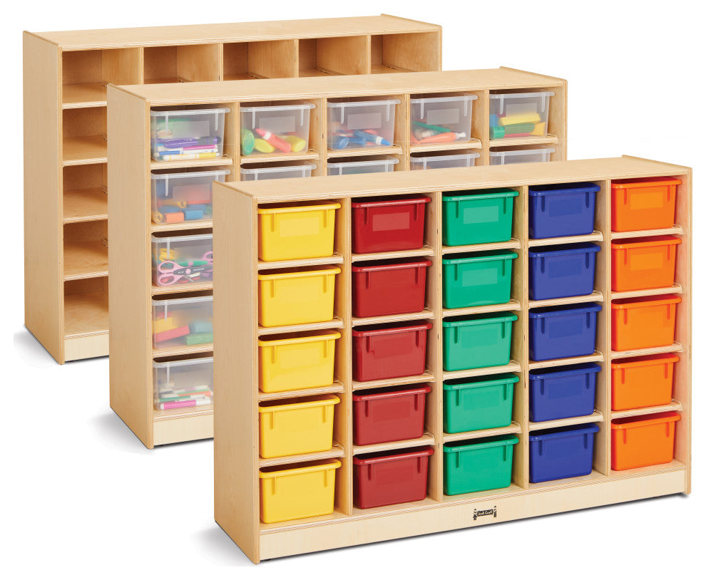 Jonti-Craft 25 Cubbie-Tray Mobile Storage - without Trays