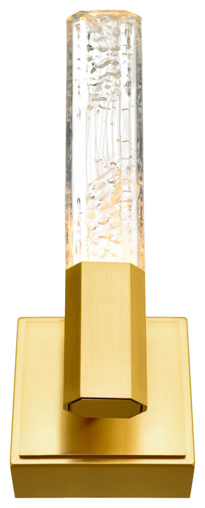 Greta Integrated LED Brass Wall Light