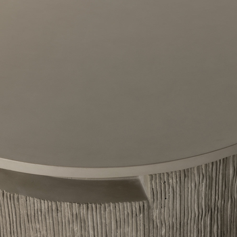 Huron Outdoor Coffee Table-Txtrd Flint