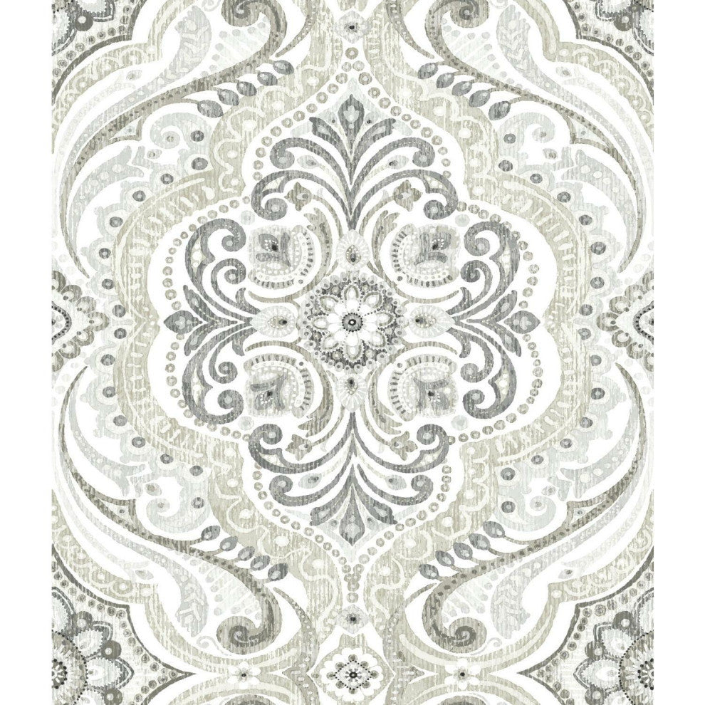 Bohemian Damask Peel & Stick Wallpaper
