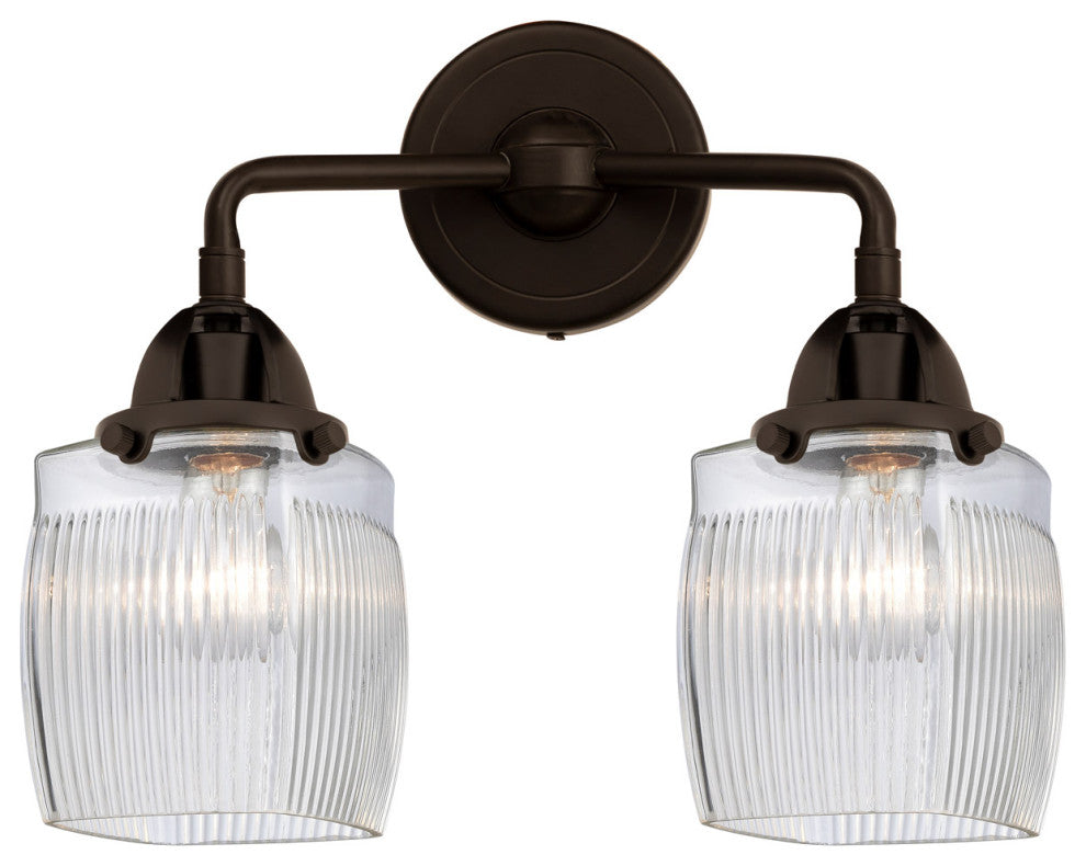 Innovations 288-2W-OB-G302-LED 2-Light Bath Vanity Light, Oil Rubbed Bronze