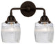 Innovations 288-2W-OB-G302-LED 2-Light Bath Vanity Light, Oil Rubbed Bronze