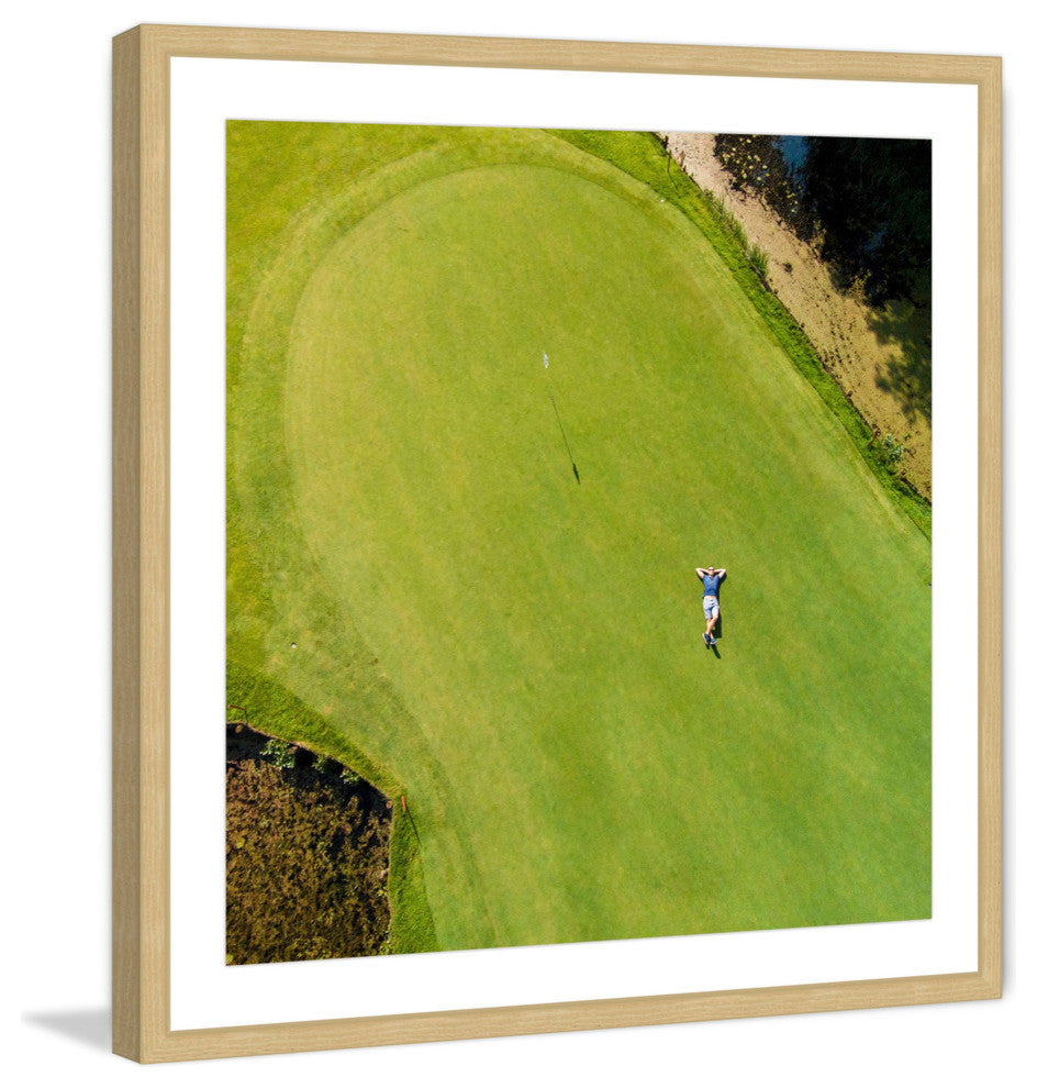 "On The Green" Framed Print by Karolis Janulis