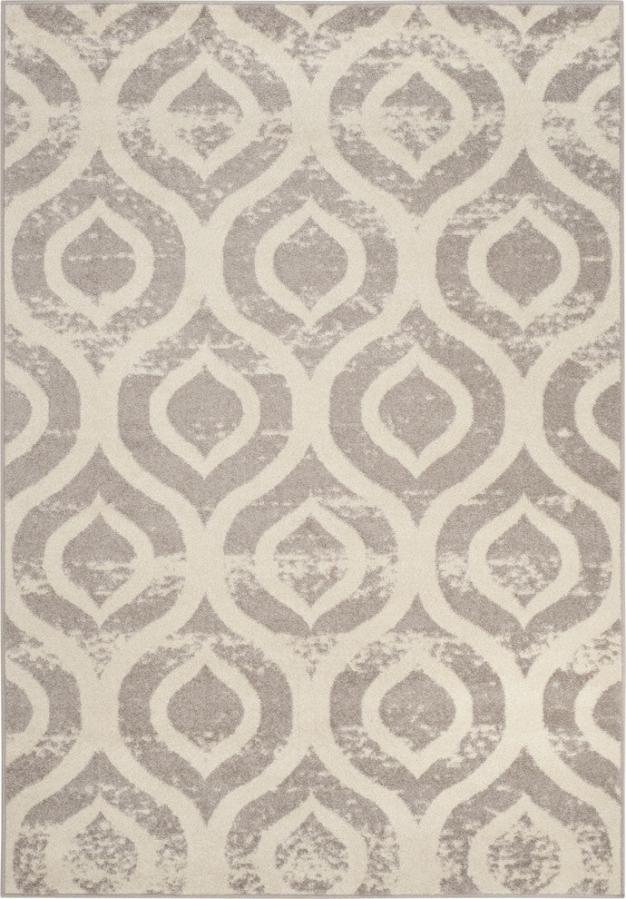 Safavieh Amsterdam Ams107A Damask Rug, Ivory/Mauve, 2'3"x8'0" Runner