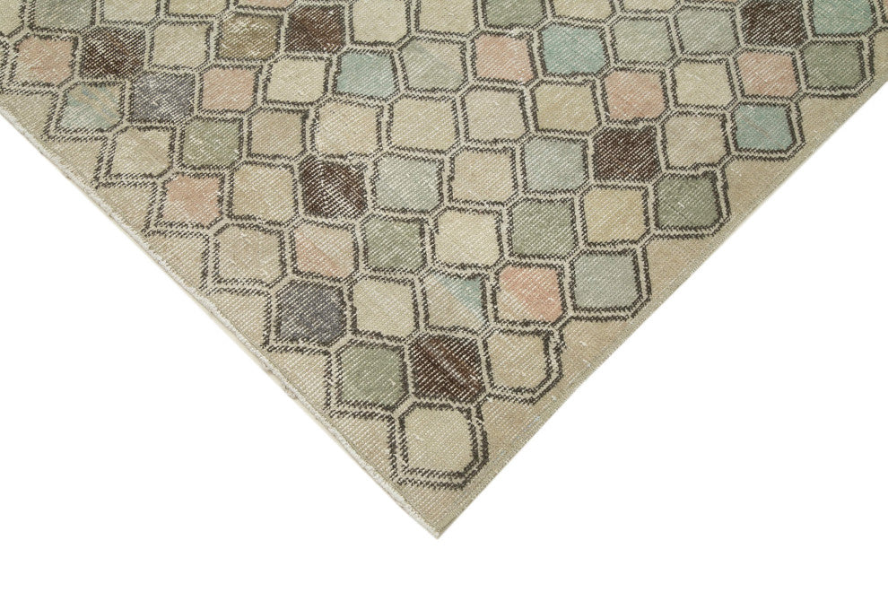 Rug N Carpet - Handwoven Anatolian 5' 4'' x 9' 7'' Distressed Area Rug