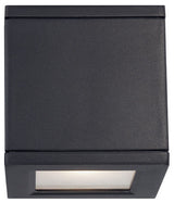 WAC Lighting Rubix LED Indoor or Outdoor Wall Light, Black