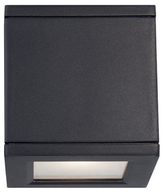 WAC Lighting Rubix LED Indoor or Outdoor Wall Light, Black