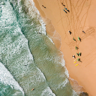"Trails In The Sand" Print on Canvas by Karolis Janulis