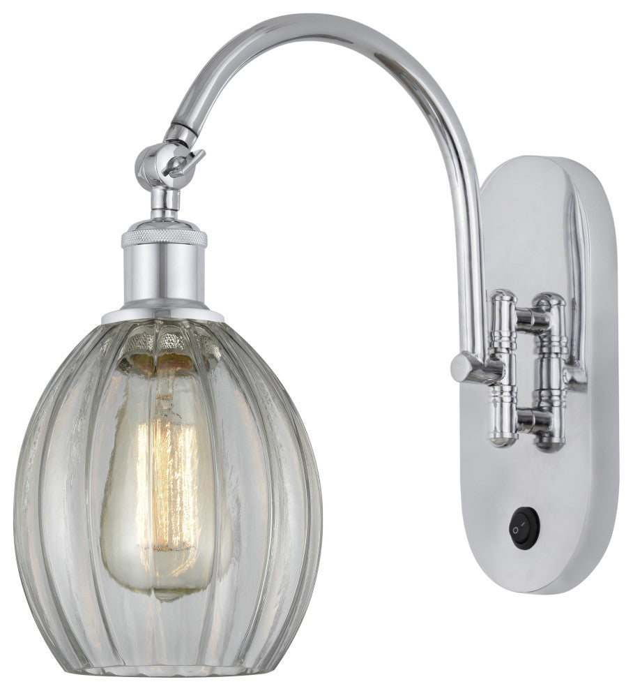 Innovations 518-1W-PC-G82-LED Eaton 1 Light 6" Sconce, Polished Chrome