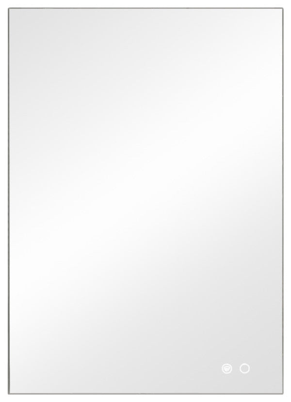 Backlit 3-Color LED Mirror for Bathroom, Anti-Fog Dimmable, 24x36