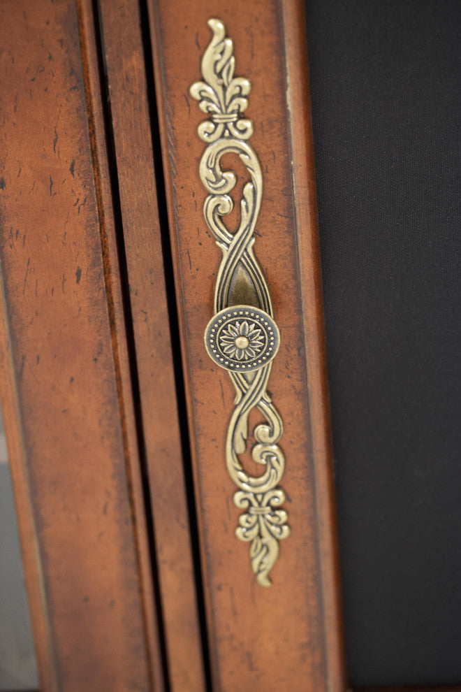 Aico Amini Villa Valencia Entertainment Base in Classic Chestnut