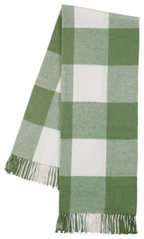 Buffalo Check Throw, Olive