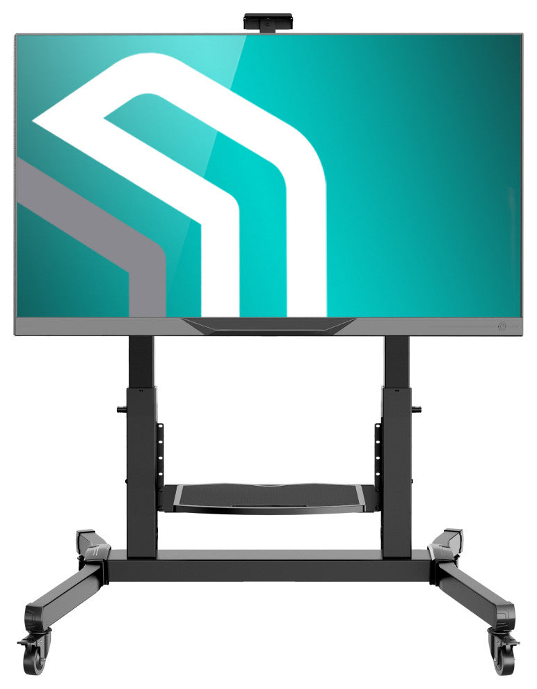 ONKRON Mobile TV Stand Mobile TV Cart for 50" - 100" Screens up to 265 lbs Black
