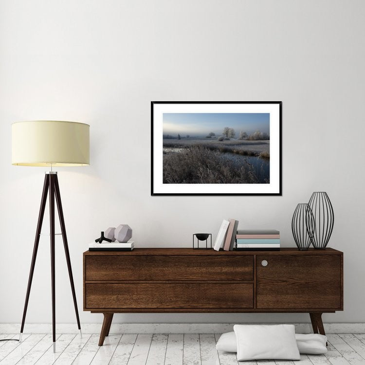 "Cold" Framed Digital Print by Nina Pauli, 44x32"
