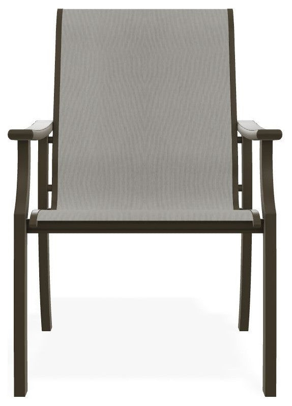 St. Catherine Sling Outdoor Armchair, Augustine Oyster/Beachwood