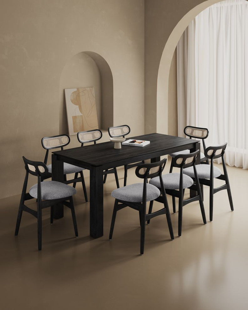 Manhattan Comfort 9-Piece Colbert and Rockaway Dining