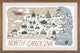 "North Carolina Spots" Framed Painting Print, 24x16