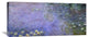 "Water Lilies: Morning, c" Artwork, 36"x16"