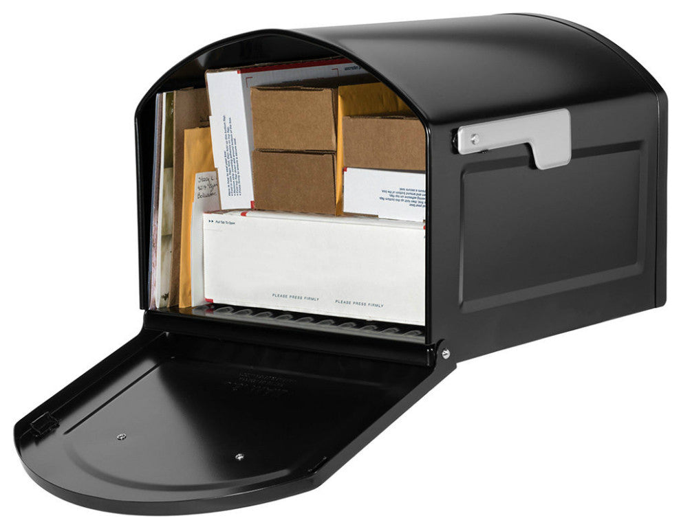 Architectural Mailboxes 950020B-10 Centennial Black Mailbox, Powder Coated
