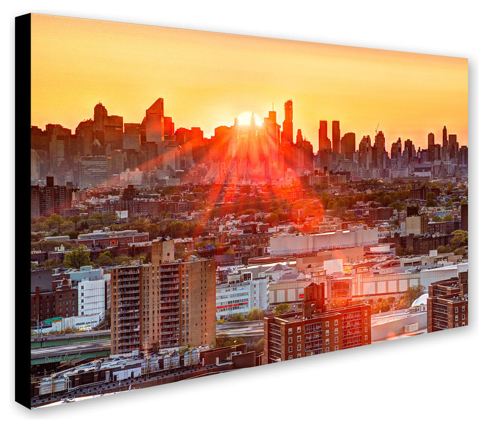 ''Midtown Sunset'' Canvas Art by David Ayash