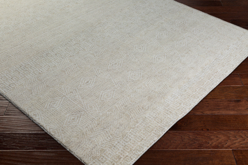 Claude Global Khaki, Cream Area Rug, 2'x3'