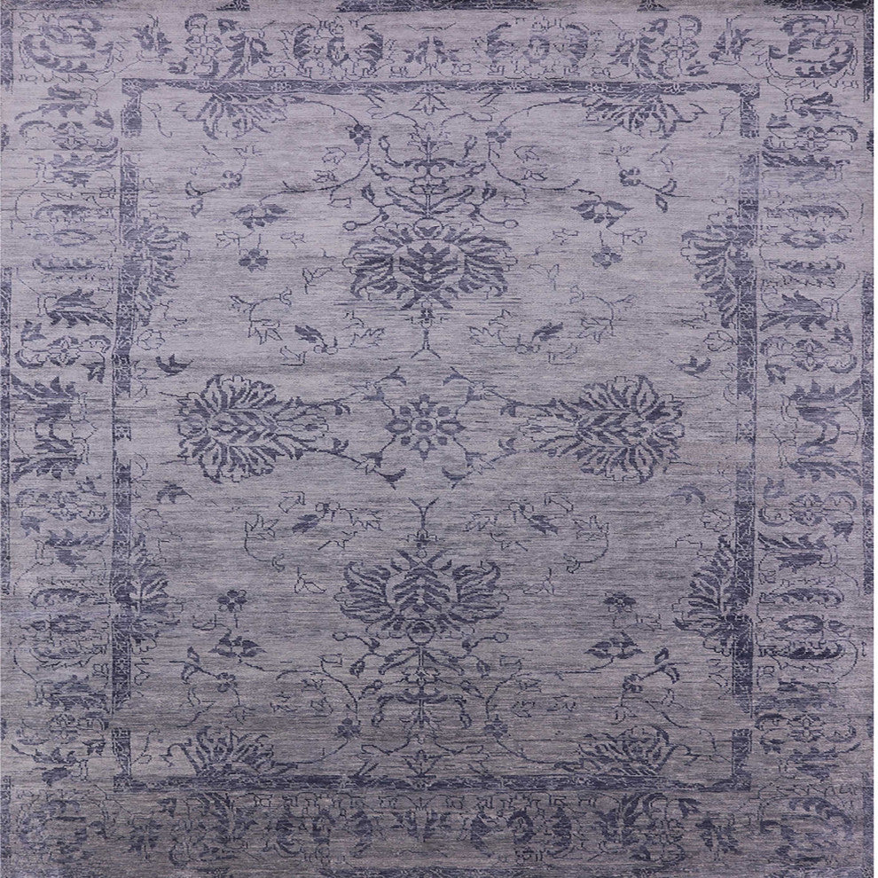 Ahgly Company Indoor Square Mid-Century Modern Area Rugs, 5' Square