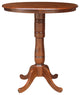 36" Round Top Pedestal Table, Espresso