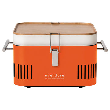 CUBE™ Charcoal Portable Barbeque, Orange