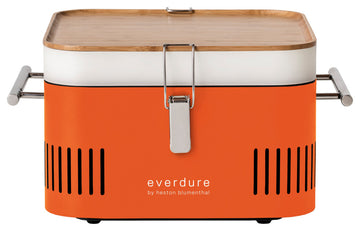 CUBE™ Charcoal Portable Barbeque, Orange