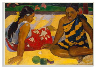 Resting Portraits Native Figures Classic Painting, 13"x19"