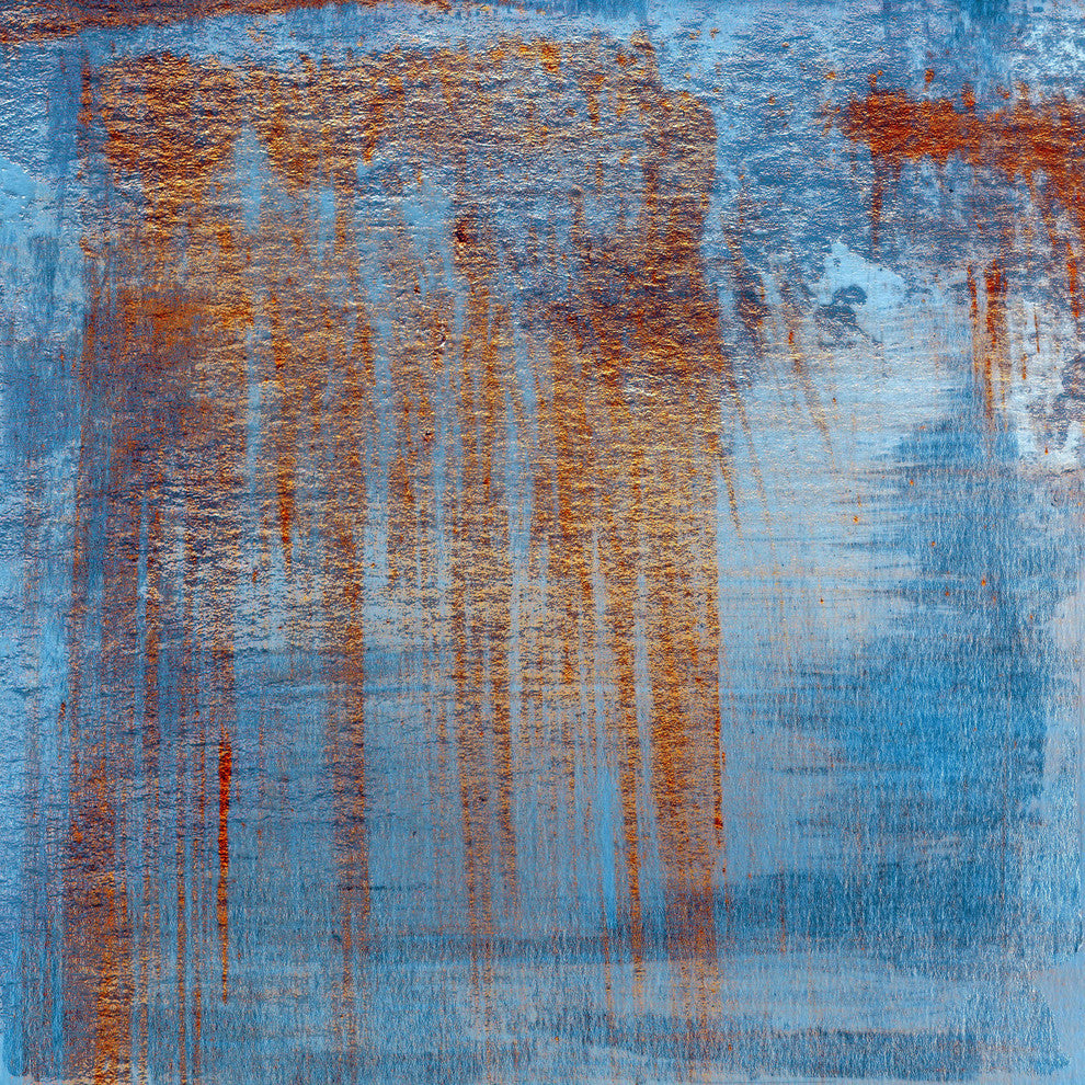 "Analog XII" Painting Print on Canvas by Aryai