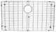 Kitchen Sink Bottom Grid, Stainless Steel, 33"x 17"