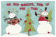 "Snowman Sentiments I" Digital Paper Print by Anne Tavoletti, 20"x14"