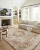 Loloi II Sorrento Mocha/Multi 2'7"x10' Runner Rug