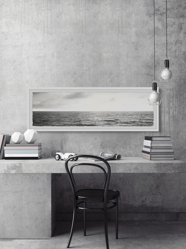 "Voice of the Sea" Framed Painting Print, 45x15