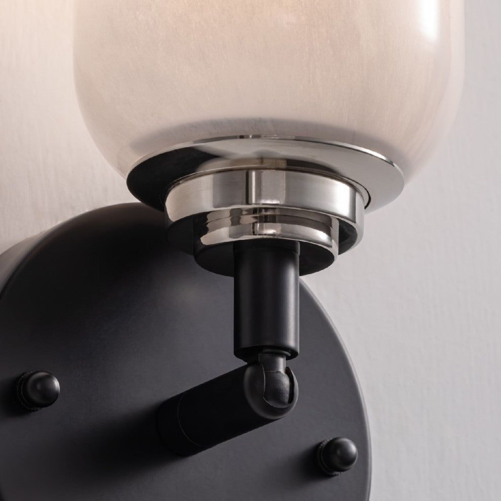 Seren 1 Light Wall Sconce Matte Black