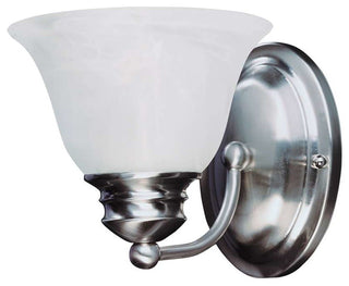 Maxim Lighting Malaga 1-Light Wall Sconce Satin Nickel - 2686MRSN
