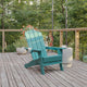 Newport Adirondack Chair with Cup Holder, Blue