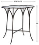 Uttermost Adhira Glass Accent Table