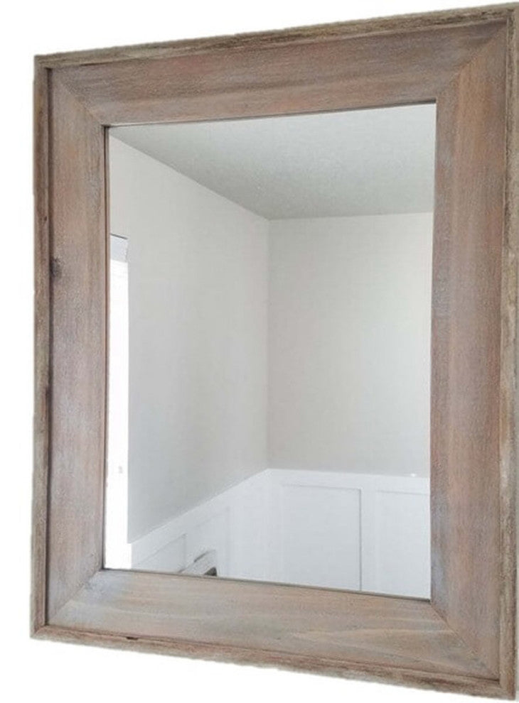 Bountiful Mirror, 24"x30", Beachwood