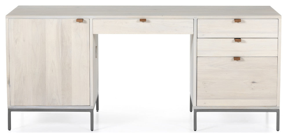 Trey Executive Desk-Dove Poplar