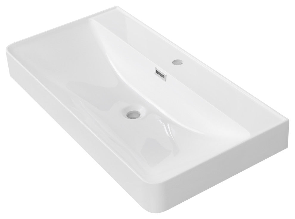 35" Solid Surface Resin Streamline K-1711-35 Vanity Top