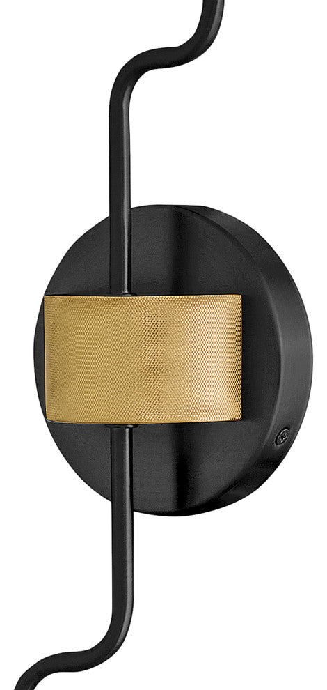Lark Austen Medium Two Light Sconce, Black