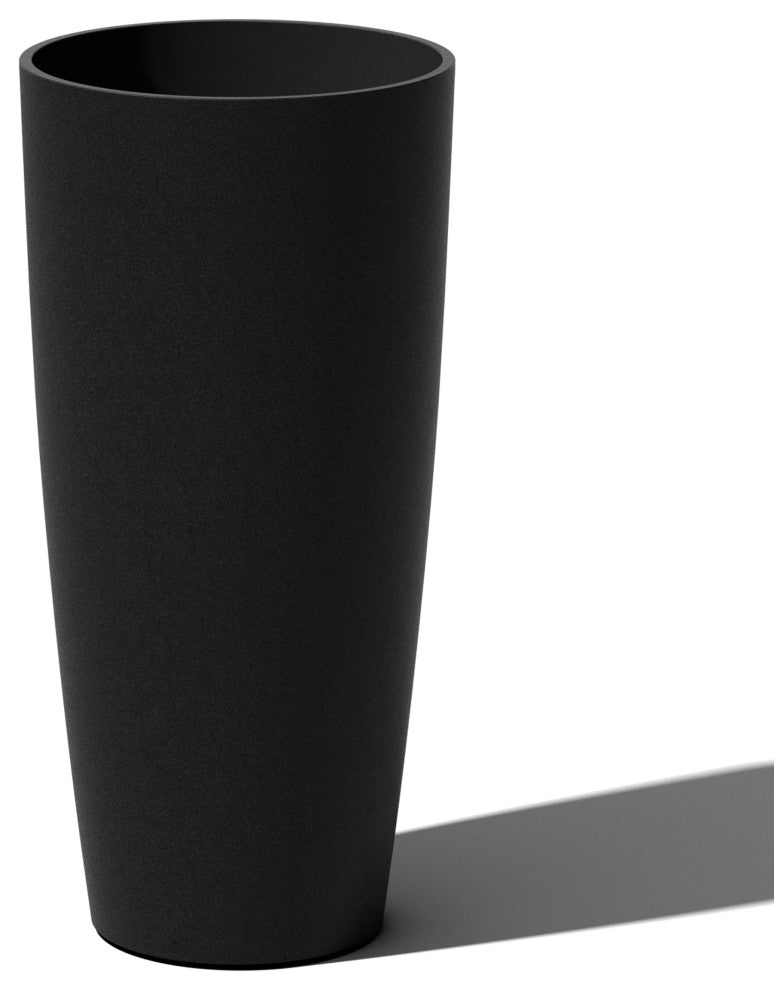 Veradek Pure Series Selena 28" Planter, Black, 28 in. - One Pack