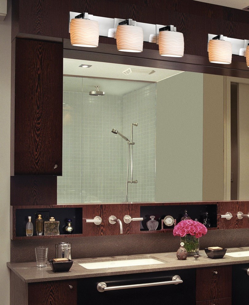 3-Downlight Bath Bar Oval Shades
