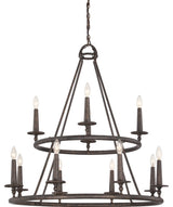 Voyager 12-Light Chandelier, Malaga