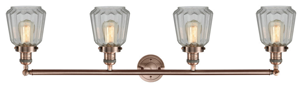 Innovations Lighting 215-Ac-S-G142 4 Light 42.25" Adjustable Bathroom Fixture