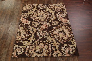 Agra All-Over Nature & Floral Hand-Tufted Oriental Area Rug, Brown, 11'0"x8'3"